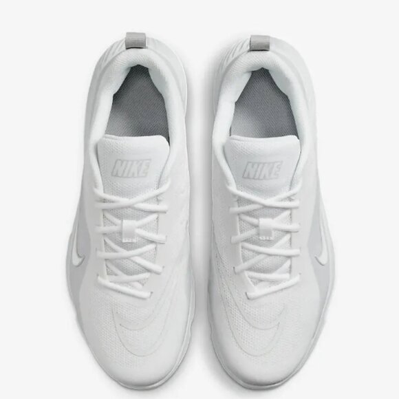 NIKE ALPHA HUARACHE 8 PRO TURF LACROSSE WHITE CZ6559-110 MEN SIZE 12 NWB No Top main image 2